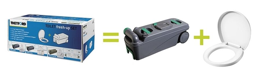 THETFORD FRESH-UP KOMPLEKTS C 500 STANDARD AR RITEŅIEM